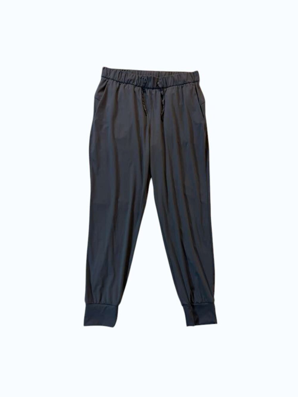 Gray Athleisure Jogger Pants XL Elastic Waist Lightweight Lounge Pants.